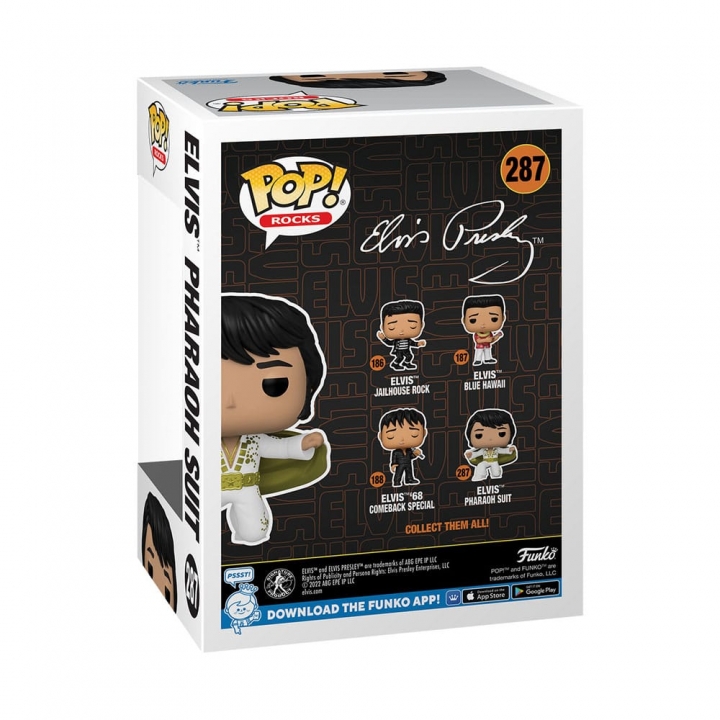 Elvis Presley POP! Rocks Vinyl Figure Elvis Pharaoh Suit 9 cm