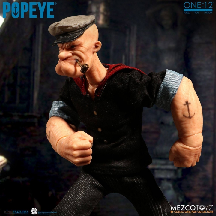 Popeye Action Figure 1/12 Popeye 14 cm