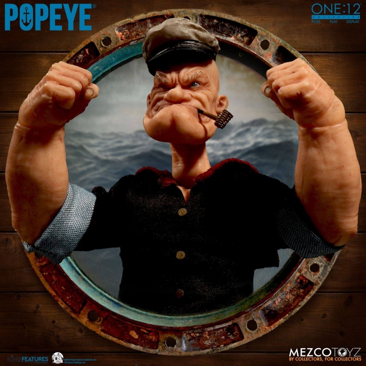 Popeye Action Figure 1/12 Popeye 14 cm