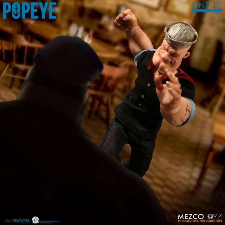 Popeye Action Figure 1/12 Popeye 14 cm