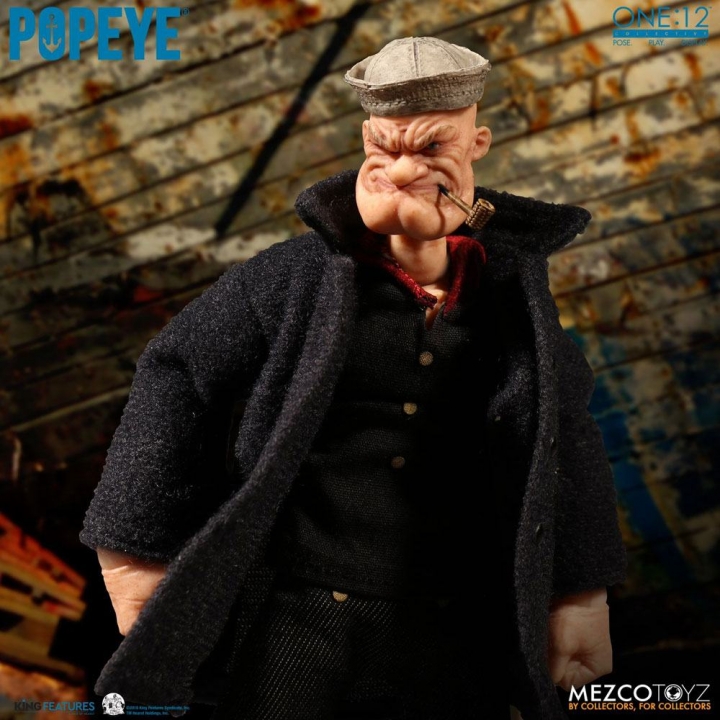 Popeye Action Figure 1/12 Popeye 14 cm