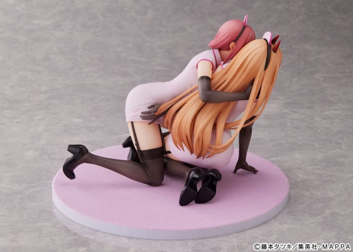 Chainsaw Man PVC Statue 1/7 Power & Makima Nurse Ver. 14 cm