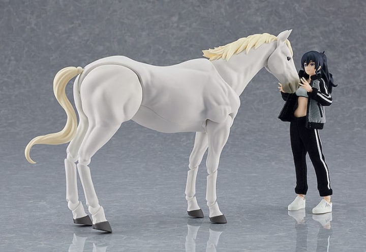 Original Character Figma Action Figure Wild Horse (White) / Wild Horse (Bay) 19 cm