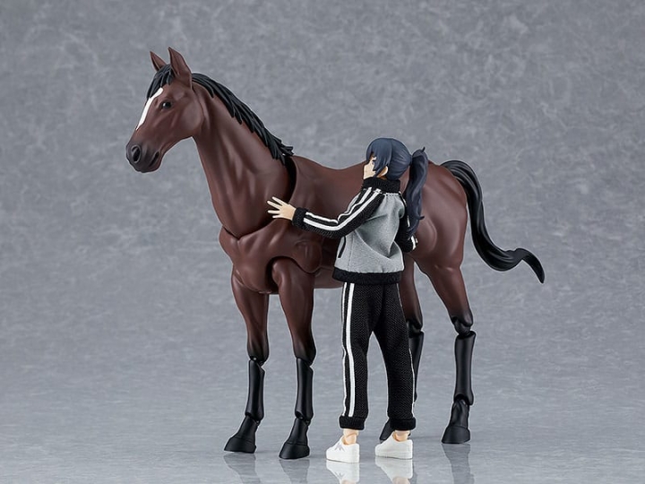 Original Character Figma Action Figure Wild Horse (White) / Wild Horse (Bay) 19 cm