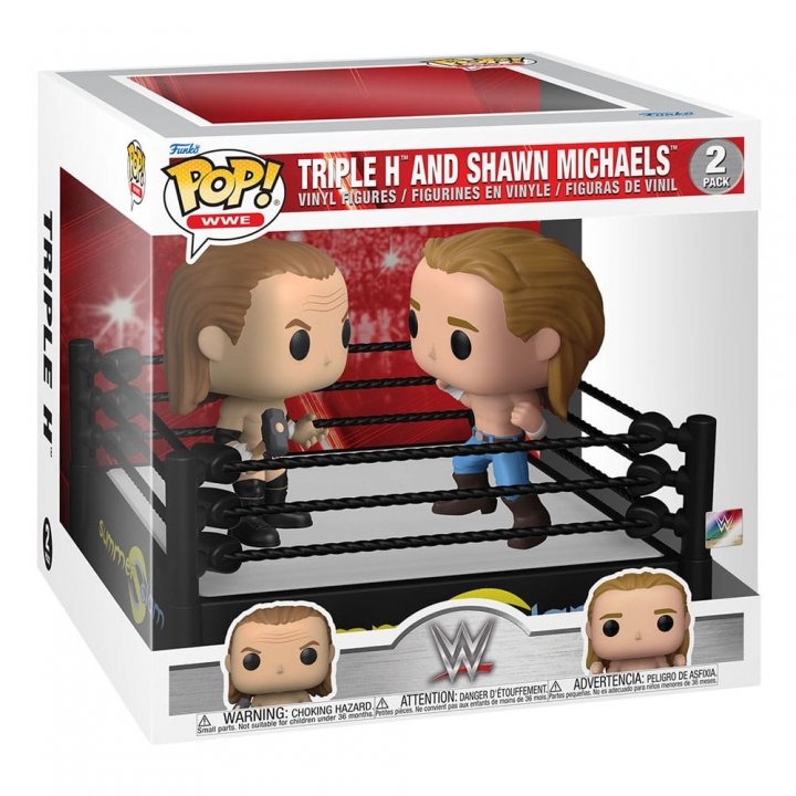 WWE POP! Movie Moments Vinyl Figures 2-Pack SS Ring w/ Triple H/Michaels 9 cm