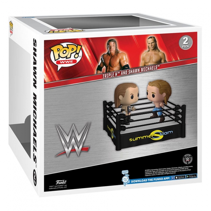 WWE POP! Movie Moments Vinyl Figures 2-Pack SS Ring w/ Triple H/Michaels 9 cm