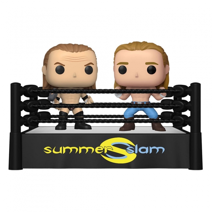 WWE POP! Movie Moments Vinyl Figures 2-Pack SS Ring w/ Triple H/Michaels 9 cm