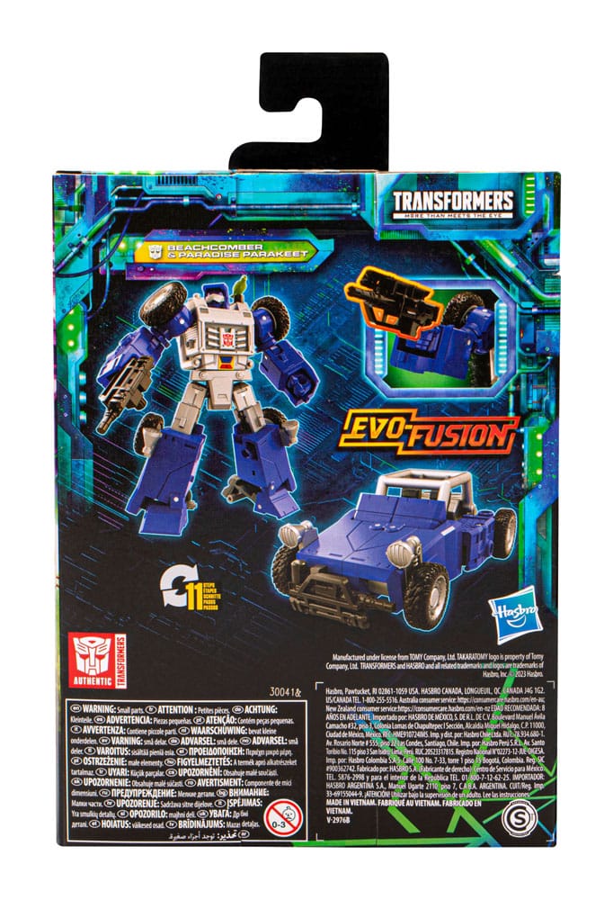 Transformers Legacy Evolution Deluxe Class Action Figure Beachcomber & Paradise Parakeet 14 cm