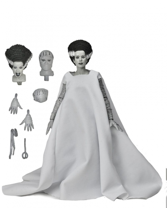 Universal Monsters Action Figure Ultimate Bride of Frankenstein (Black & White) 18 cm