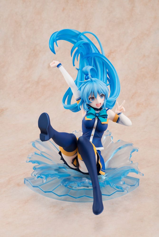 Konosuba PVC Statue 1/7 Aqua / Megumin Sneaker Bunko 30th Anniversary Ver.19 cm