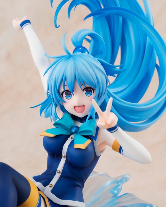 Konosuba PVC Statue 1/7 Aqua / Megumin Sneaker Bunko 30th Anniversary Ver.19 cm