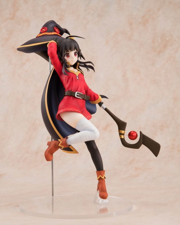 Konosuba PVC Statue 1/7 Aqua / Megumin Sneaker Bunko 30th Anniversary Ver.19 cm