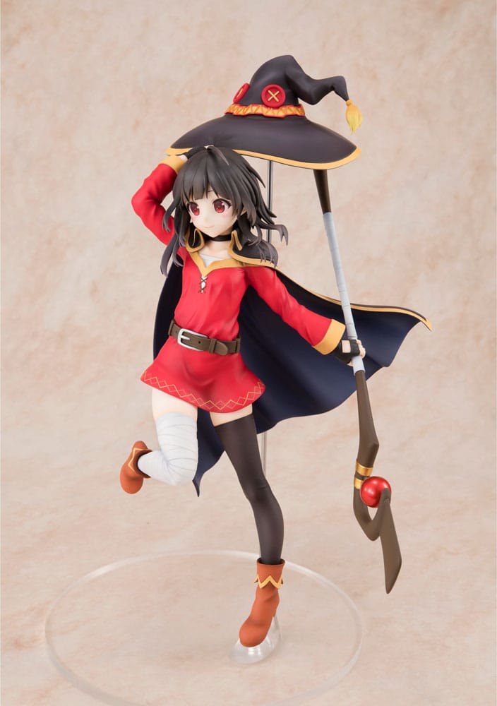 Konosuba PVC Statue 1/7 Aqua / Megumin Sneaker Bunko 30th Anniversary Ver.19 cm