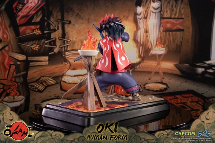 Okami Statue Oki (Human Form) 38 cm