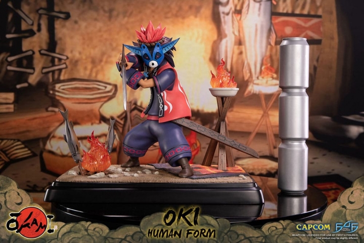 Okami Statue Oki (Human Form) 38 cm