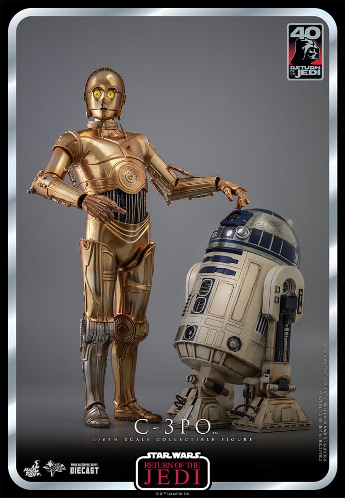 Star Wars: Episode VI 40th Anniversary Action Figure 1/6 C-3PO 29 cm