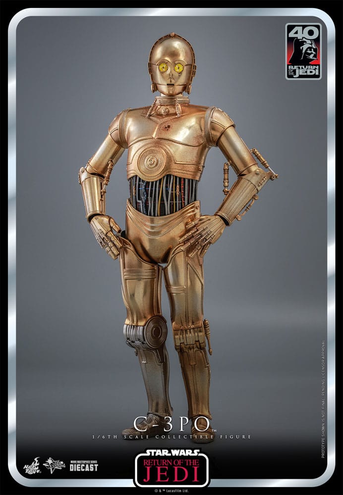 Star Wars: Episode VI 40th Anniversary Action Figure 1/6 C-3PO 29 cm