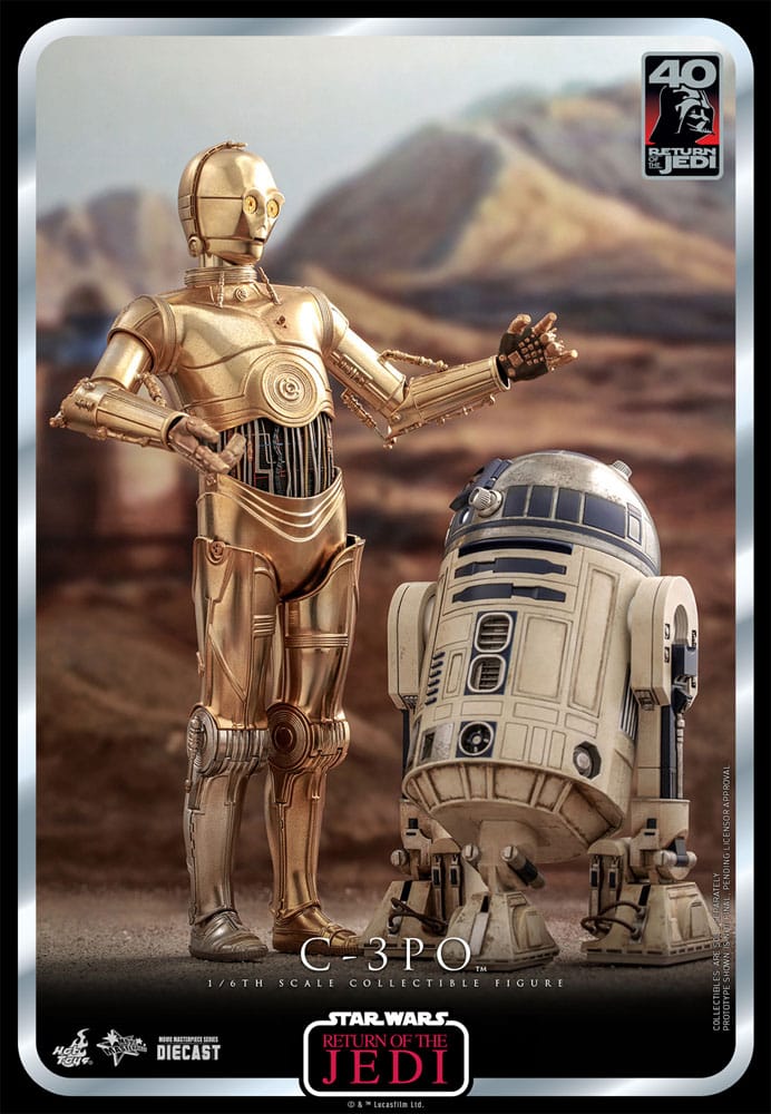 Star Wars: Episode VI 40th Anniversary Action Figure 1/6 C-3PO 29 cm