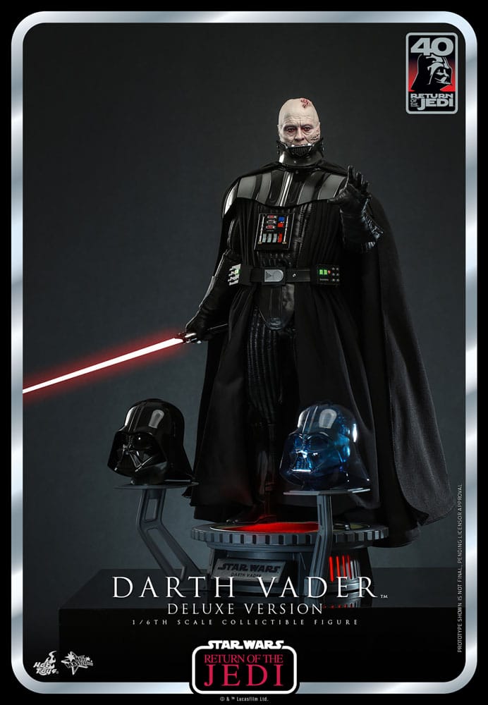 Star Wars: Episode VI 40th Anniversary Action Figure 1/6 Darth Vader Deluxe Version 35 cm