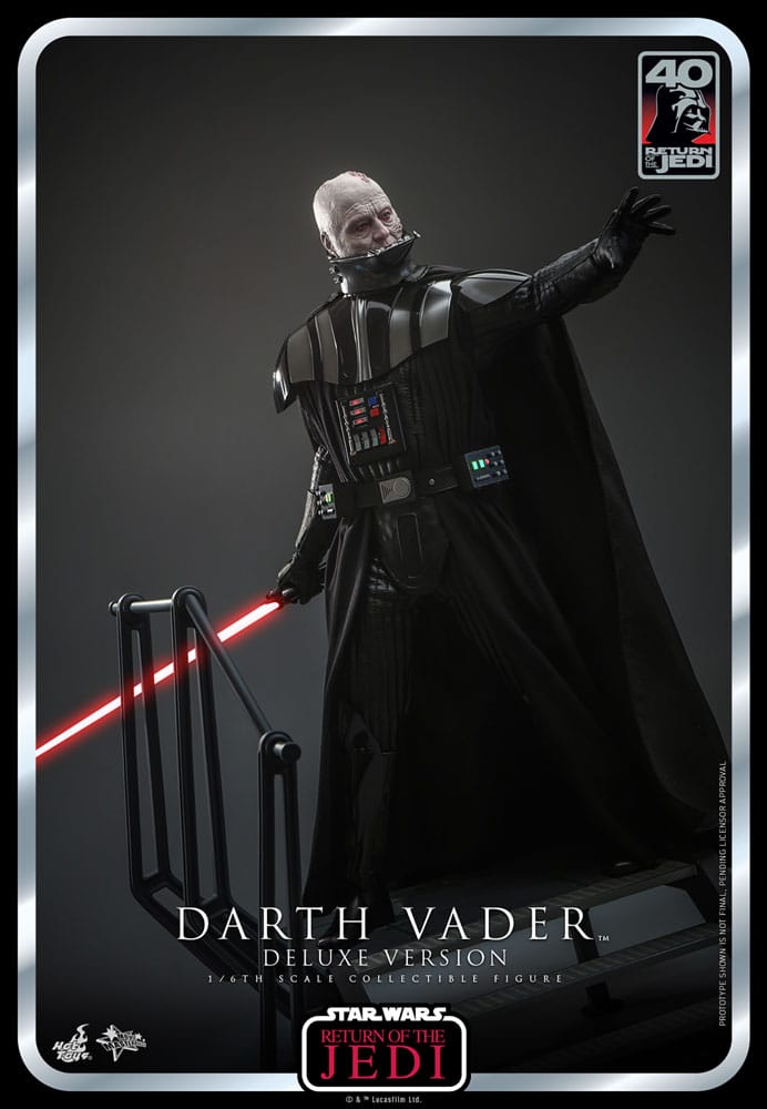 Star Wars: Episode VI 40th Anniversary Action Figure 1/6 Darth Vader Deluxe Version 35 cm