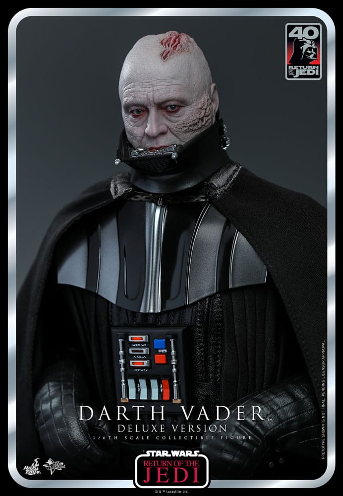 Star Wars: Episode VI 40th Anniversary Action Figure 1/6 Darth Vader Deluxe Version 35 cm