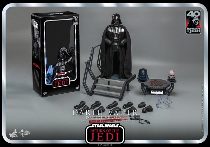 Star Wars: Episode VI 40th Anniversary Action Figure 1/6 Darth Vader Deluxe Version 35 cm