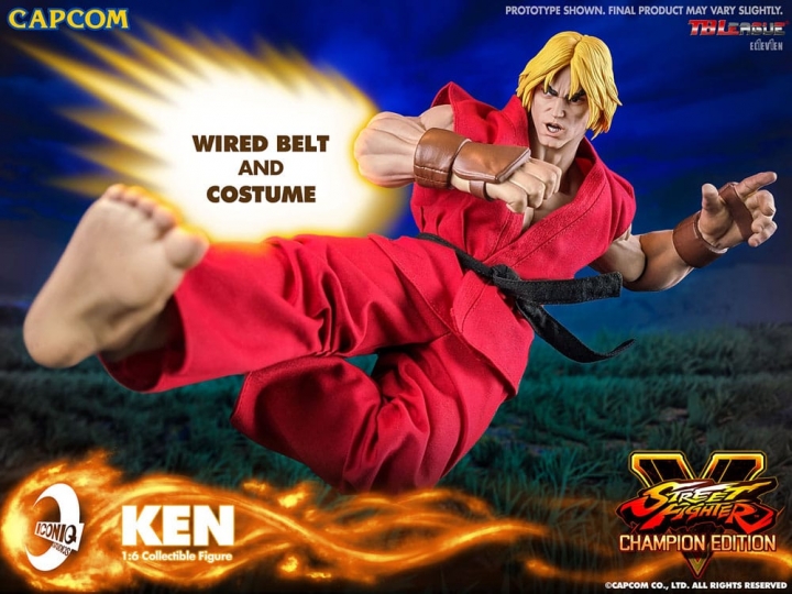 Street Fighter Action Figure 1/6 Ken Masters 30 cm