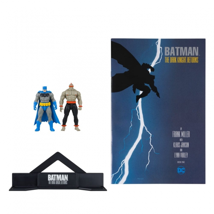 Page Punchers Action Figures Batman (Blue) & Mutant Leader (Dark Knight Returns #1) 8 cm