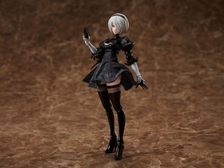 NieR: Automata Ver1.1a BUZZmod Action Figure 1/12 2B 14 cm