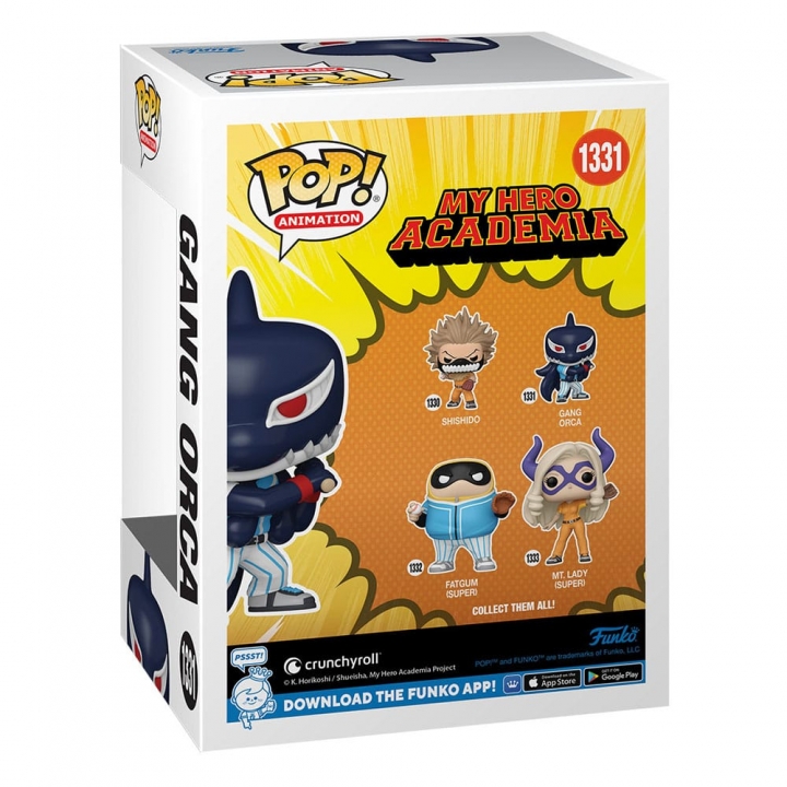 My Hero Academia HLB POP! Animation Vinyl Figure Gang Orca / Captain Shishido Baseball 9 cm