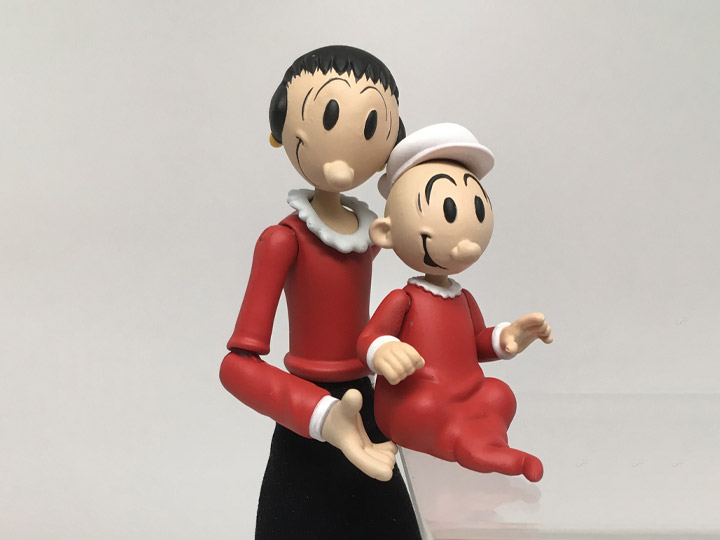 Popeye: Wave 1 e 2 - Action Figure 1:12 9 cm