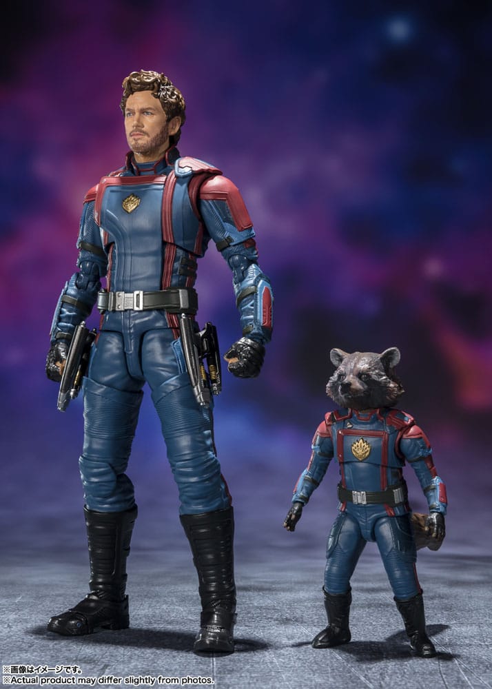 Guardians of the Galaxy 3 S.H. Figuarts Action Figures Star Lord & Rocket Raccoon 6-15 cm