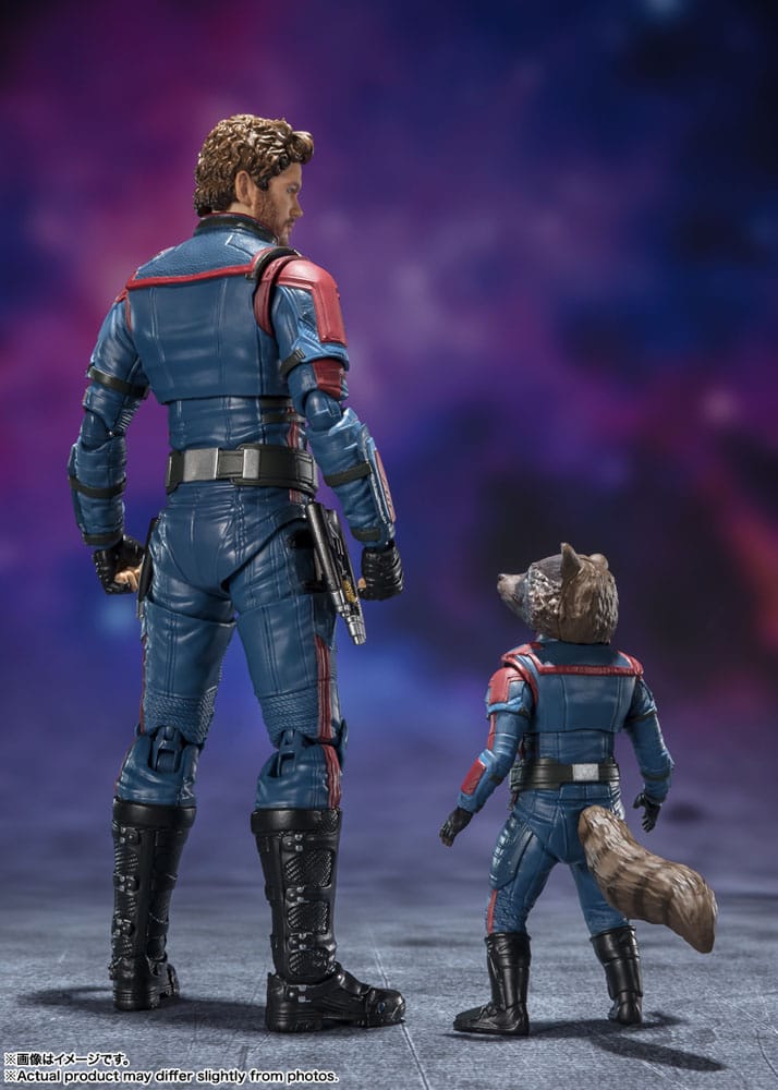 Guardians of the Galaxy 3 S.H. Figuarts Action Figures Star Lord & Rocket Raccoon 6-15 cm