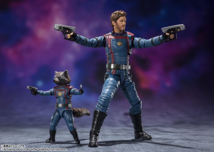 Guardians of the Galaxy 3 S.H. Figuarts Action Figures Star Lord & Rocket Raccoon 6-15 cm