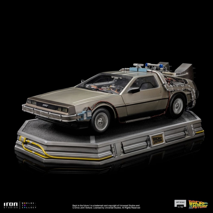 Back to the Future Art Scale Statue 1/10 DeLorean 23 cm