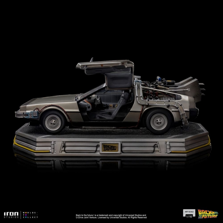 Back to the Future Art Scale Statue 1/10 DeLorean 23 cm