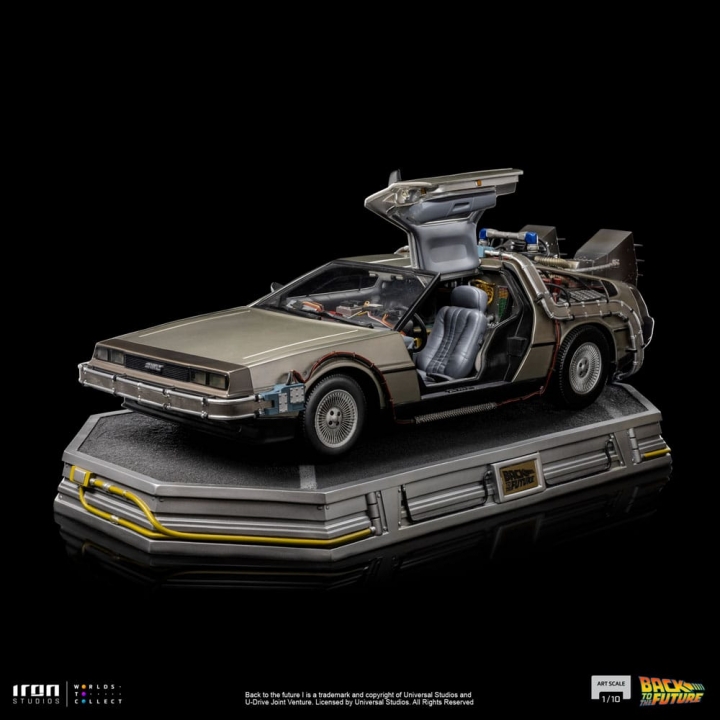 Back to the Future Art Scale Statue 1/10 DeLorean 23 cm