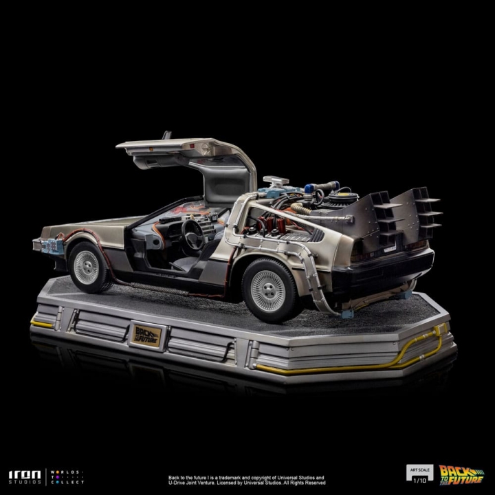 Back to the Future Art Scale Statue 1/10 DeLorean 23 cm