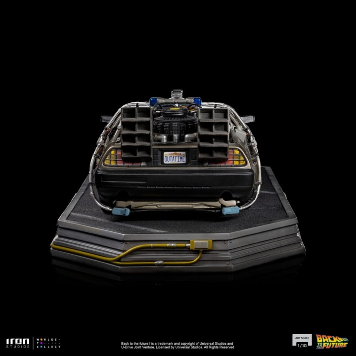 Back to the Future Art Scale Statue 1/10 DeLorean 23 cm