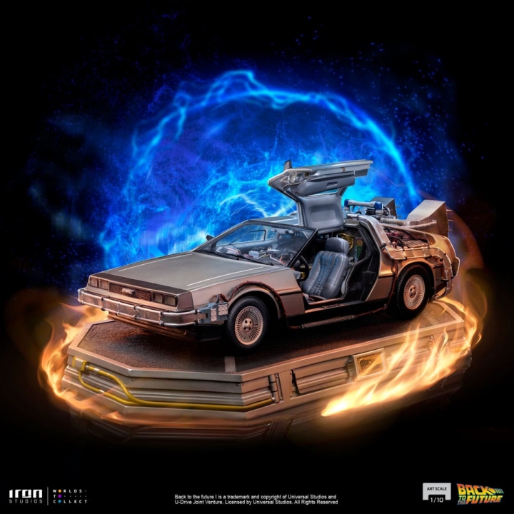 Back to the Future Art Scale Statue 1/10 DeLorean 23 cm