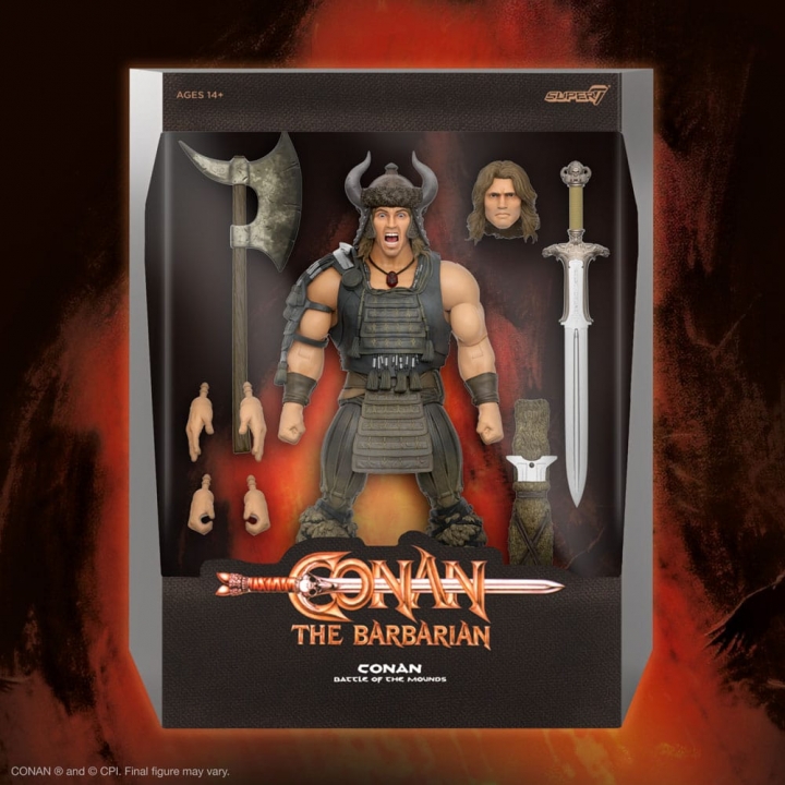 Conan the Barbarian Ultimates Action Figure Battle of the Mounds 18 cm