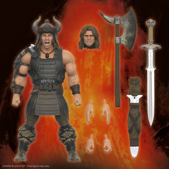 Conan the Barbarian Ultimates Action Figure Battle of the Mounds 18 cm