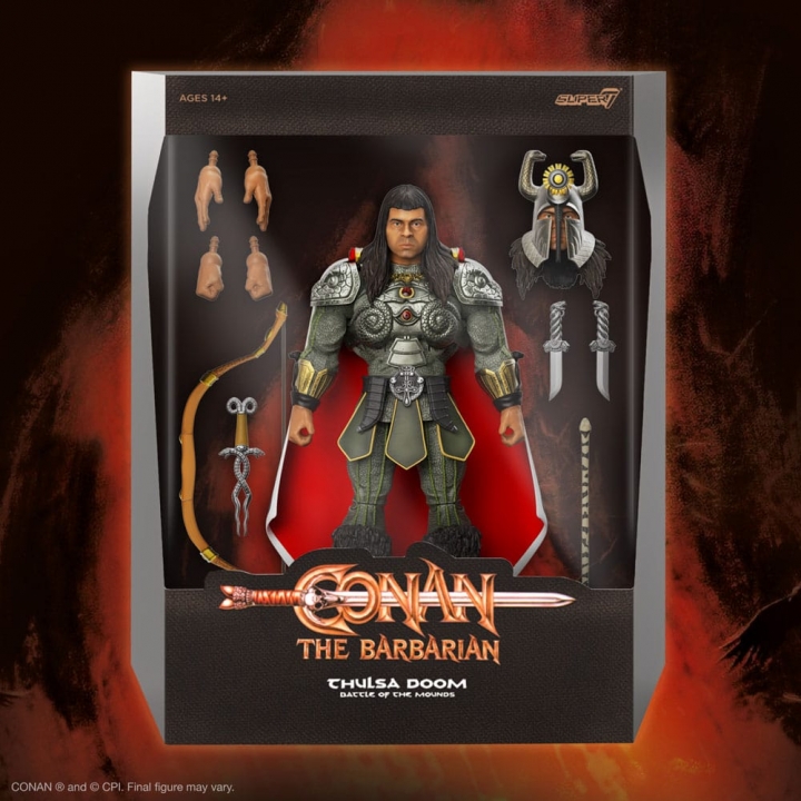 Conan the Barbarian Ultimates Action Figure Battle of the Mounds 18 cm