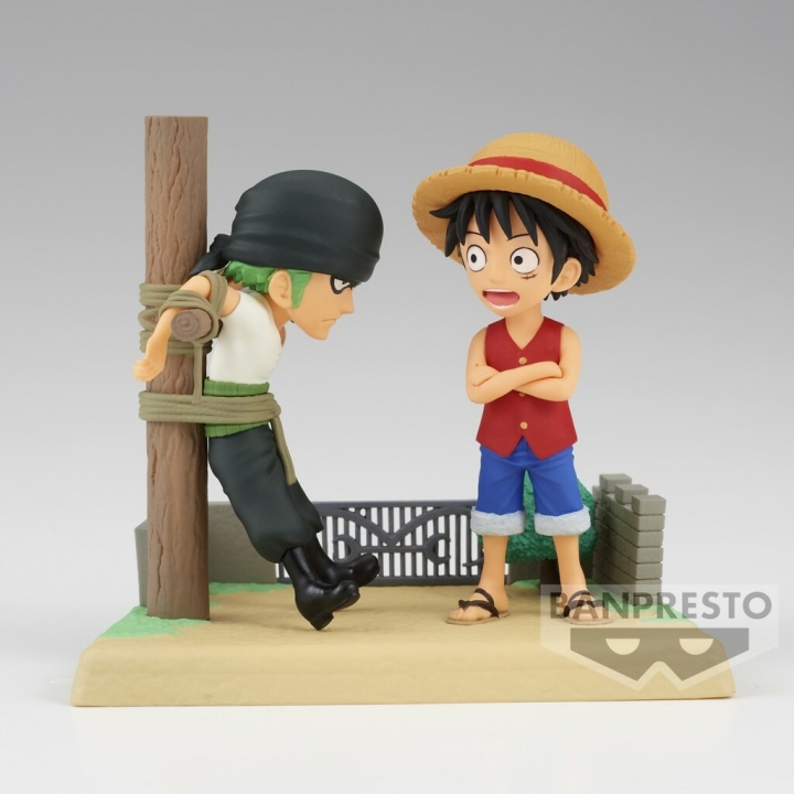 One Piece: WCF Log Stories - Monkey D. Luffy and Roronoa Zoro Figure