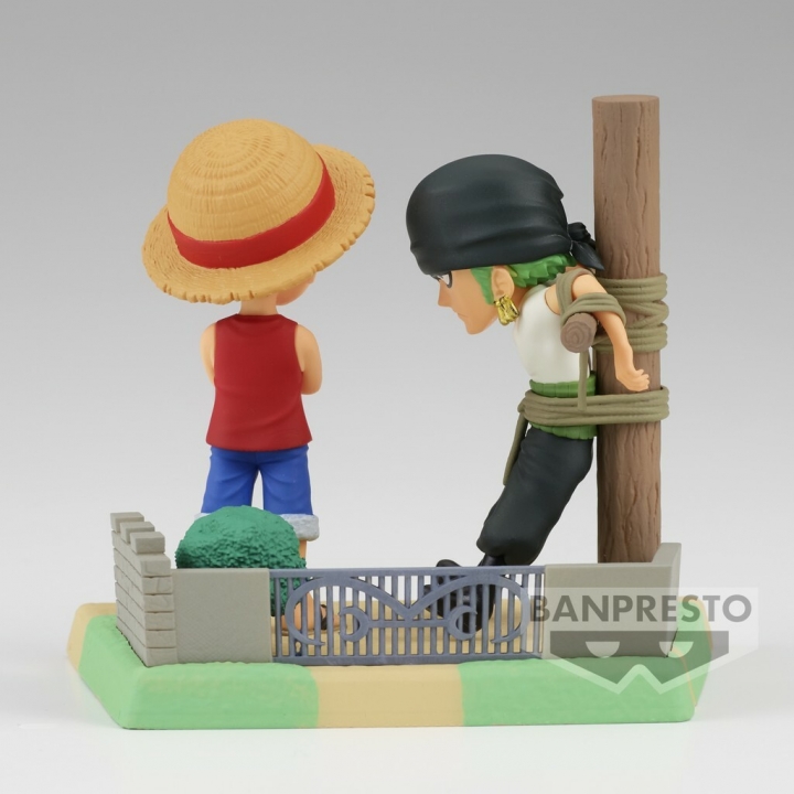 One Piece: WCF Log Stories - Monkey D. Luffy and Roronoa Zoro Figure