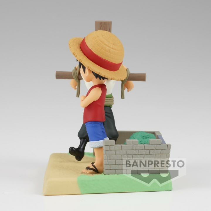 One Piece: WCF Log Stories - Monkey D. Luffy and Roronoa Zoro Figure