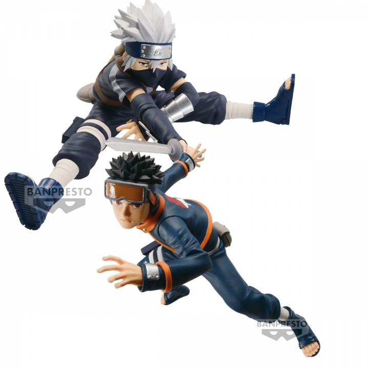 Naruto Shippuden: Vibration Stars - Uchiha Obito / Hatake Kakashi Figure 11-8 cm