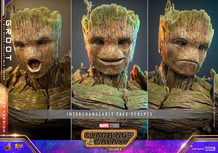 Guardians of the Galaxy Vol. 3 Movie Masterpiece Action Figure 1/6 Groot (Deluxe Version) 32 cm