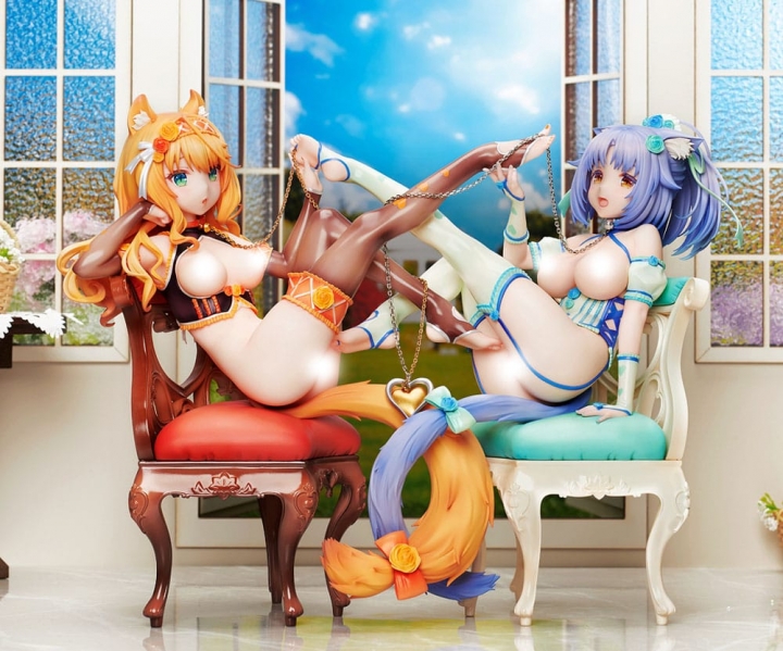 Nekopara PVC Statue 1/7 Maple / Cinnamon 19 cm