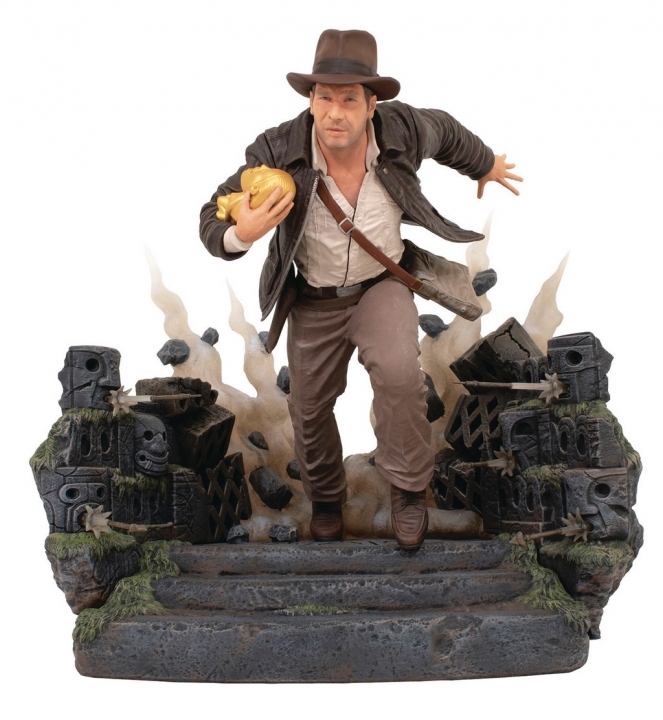 Raiders Of The Lost Ark: Deluxe Gallery Escape with Idol PVC Statue 24 cm